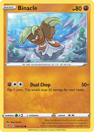 Binacle (103/192) [Sword & Shield: Rebel Clash] Reverse Holofoil