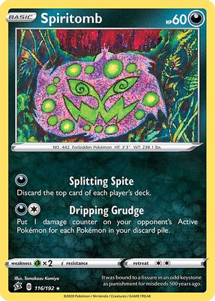 Spiritomb (116/192) [Sword & Shield: Rebel Clash] Reverse Holofoil