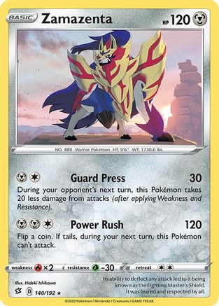 Zamazenta (140/192) [Sword & Shield: Rebel Clash] Reverse Holofoil