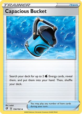 Capacious Bucket (156/192) [Sword & Shield: Rebel Clash] Reverse Holofoil