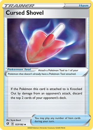 Cursed Shovel (157/192) [Sword & Shield: Rebel Clash] Reverse Holofoil