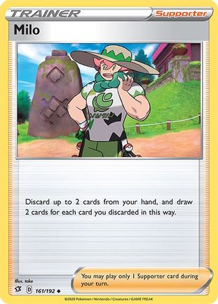 Milo (161/192) [Sword & Shield: Rebel Clash] Reverse Holofoil