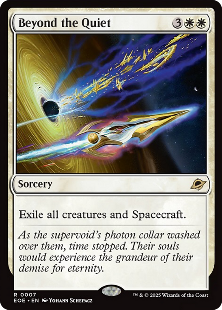 Beyond the Quiet [Edge of Eternities] Foil