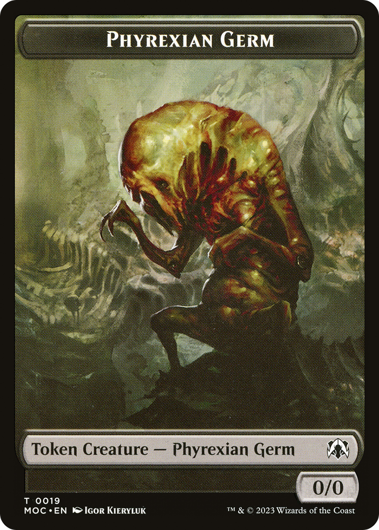 Phyrexian Germ  [March of the Machine Commander Tokens]