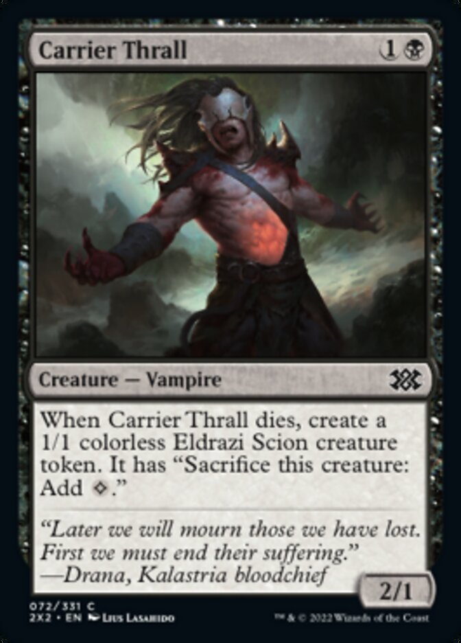 Carrier Thrall [Double Masters 2022] Foil