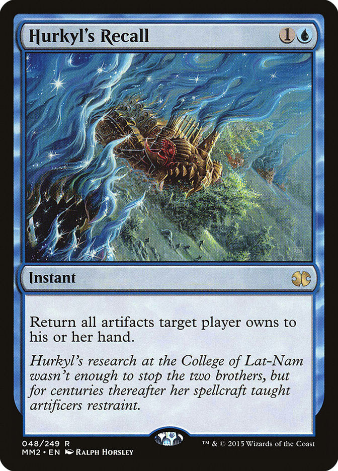 Hurkyl's Recall [Modern Masters 2015] Foil