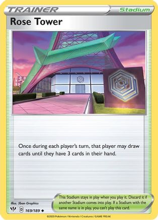 Rose Tower (169/189) [Sword & Shield: Darkness Ablaze] Reverse Holofoil