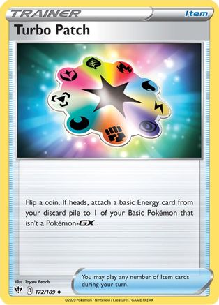 Turbo Patch (172/189) [Sword & Shield: Darkness Ablaze] Reverse Holofoil