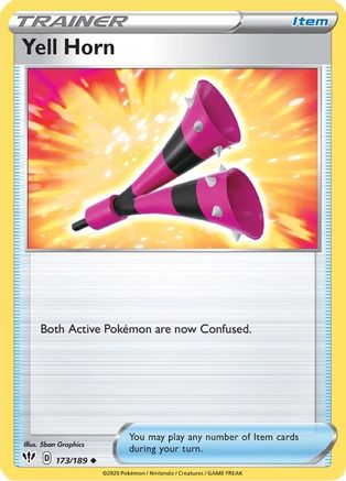Yell Horn (173/189) [Sword & Shield: Darkness Ablaze] Reverse Holofoil