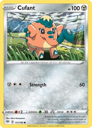 Cufant (131/189) [Sword & Shield: Darkness Ablaze] Reverse Holofoil