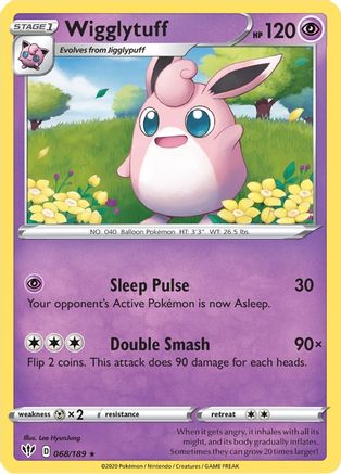 Wigglytuff (068/189) [Sword & Shield: Darkness Ablaze] Reverse Holofoil