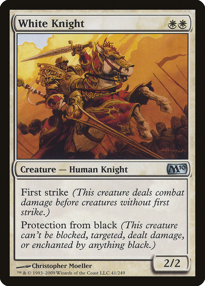 White Knight [Magic 2010] Foil