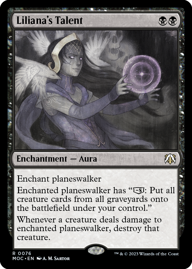 Liliana's Talent [March of the Machine Commander] Foil