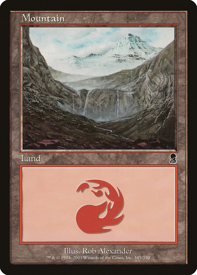 Mountain (345) [Odyssey] Foil