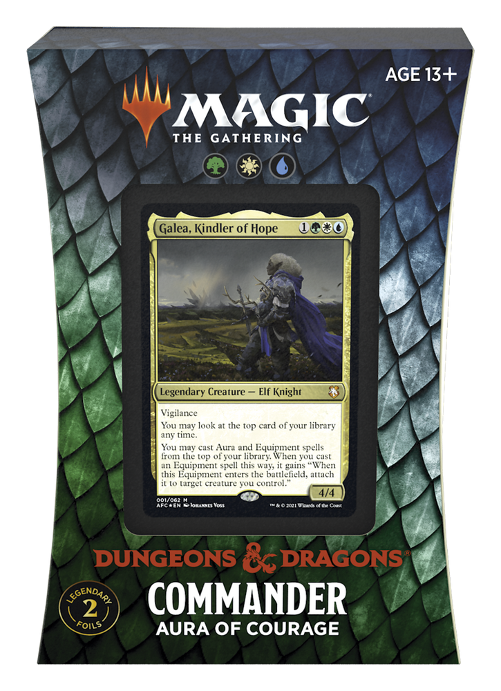 Dungeons & Dragons: Adventures in the Forgotten Realms - Commander Deck (Aura of Courage)