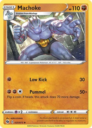 Machoke (025/073) [Sword & Shield: Champion's Path] Reverse Holofoil