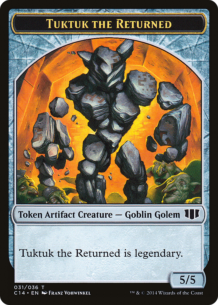 Tuktuk the Returned  [Commander 2014 Tokens]