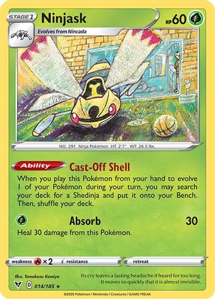 Ninjask (014/185) [Sword & Shield: Vivid Voltage] Reverse Holofoil