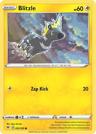 Blitzle (053/185) [Sword & Shield: Vivid Voltage] Reverse Holofoil