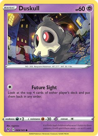 Duskull (069/185) [Sword & Shield: Vivid Voltage] Reverse Holofoil