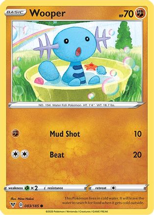 Wooper (083/185) [Sword & Shield: Vivid Voltage] Reverse Holofoil