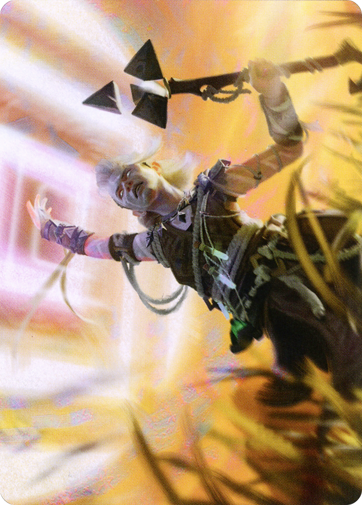 Kor Celebrant // Kor Celebrant  [Zendikar Rising Art Series] (Borderless) Foil
