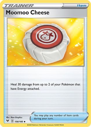 Moomoo Cheese (156/185) [Sword & Shield: Vivid Voltage] Reverse Holofoil