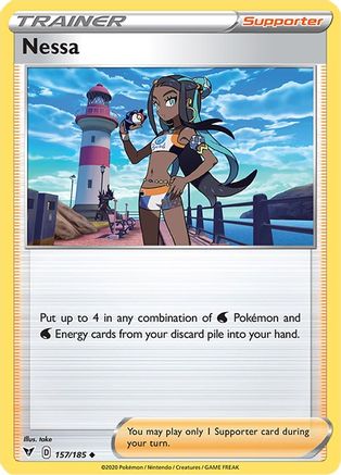 Nessa (157/185) [Sword & Shield: Vivid Voltage] Reverse Holofoil