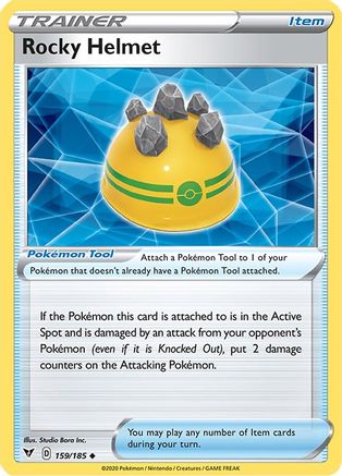 Rocky Helmet (159/185) [Sword & Shield: Vivid Voltage] Reverse Holofoil