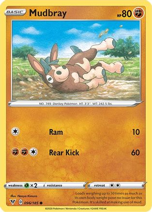 Mudbray (096/185) [Sword & Shield: Vivid Voltage] Reverse Holofoil
