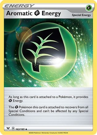 Aromatic Grass Energy (162/185) [Sword & Shield: Vivid Voltage] Reverse Holofoil