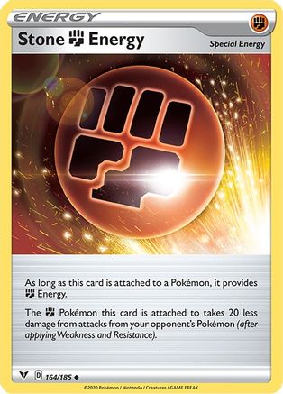 Stone Fighting Energy (164/185) [Sword & Shield: Vivid Voltage] Reverse Holofoil