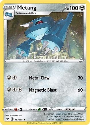 Metang (117/185) [Sword & Shield: Vivid Voltage] Reverse Holofoil