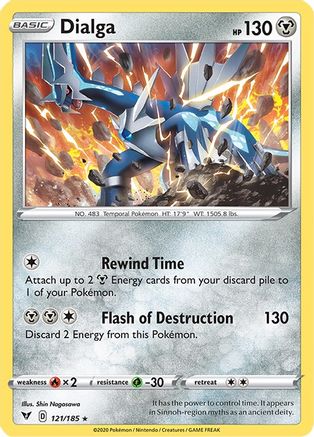 Dialga (121/185) [Sword & Shield: Vivid Voltage] Reverse Holofoil