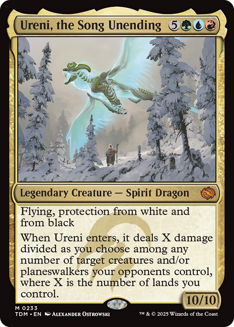 Ureni, the Song Unending [Tarkir: Dragonstorm] Foil