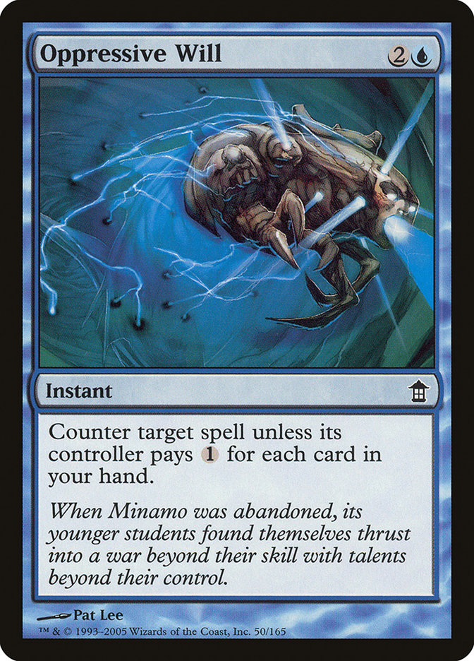 Oppressive Will [Saviors of Kamigawa] Foil