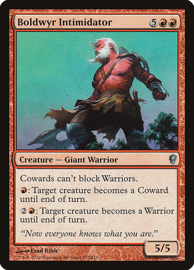 Boldwyr Intimidator [Conspiracy] Foil