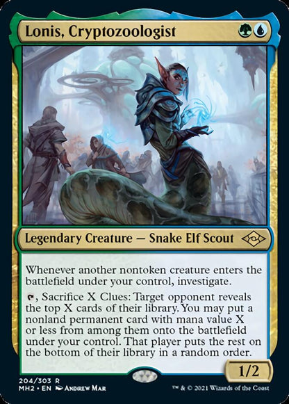 Lonis, Cryptozoologist [Modern Horizons 2] Foil