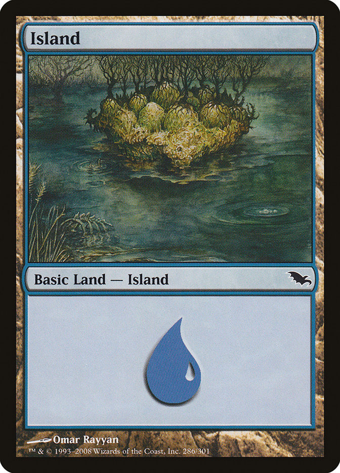 Island (286) [Shadowmoor] Foil