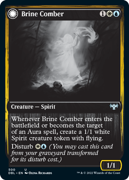 Brine Comber // Brinebound Gift [Innistrad: Double Feature] Foil