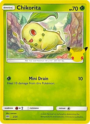 Chikorita (2/25) [McDonald's 25th Anniversary] Holofoil