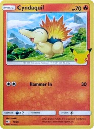Cyndaquil (10/25) [McDonald's 25th Anniversary] Holofoil