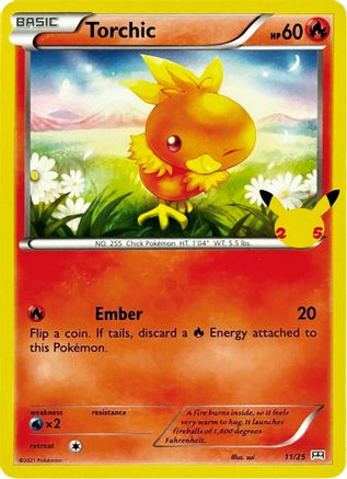 Torchic (11/25) [McDonald's 25th Anniversary] Holofoil