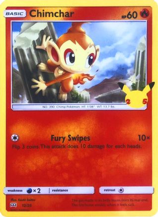 Chimchar (12/25) [McDonald's 25th Anniversary] Holofoil