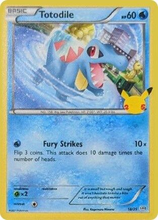 Totodile (18/25) [McDonald's 25th Anniversary] Holofoil