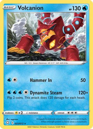 Volcanion (025/072) [Sword & Shield: Shining Fates] Reverse Holofoil