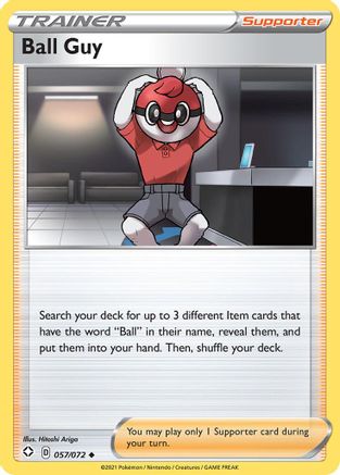 Ball Guy (057/072) [Sword & Shield: Shining Fates] Reverse Holofoil