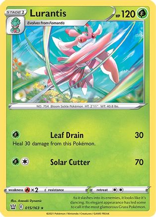 Lurantis (015/163) [Sword & Shield: Battle Styles] Reverse Holofoil