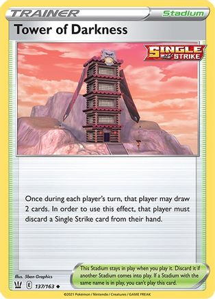 Tower of Darkness (137/163) [Sword & Shield: Battle Styles] Reverse Holofoil