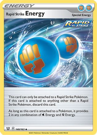 Rapid Strike Energy (140/163) [Sword & Shield: Battle Styles] Reverse Holofoil
